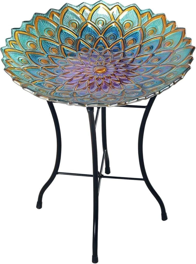 Avis : fontaine Peaktop 3014051 en verre fusion décorative